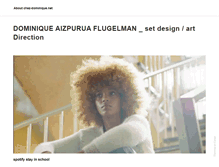 Tablet Screenshot of chez-dominique.net